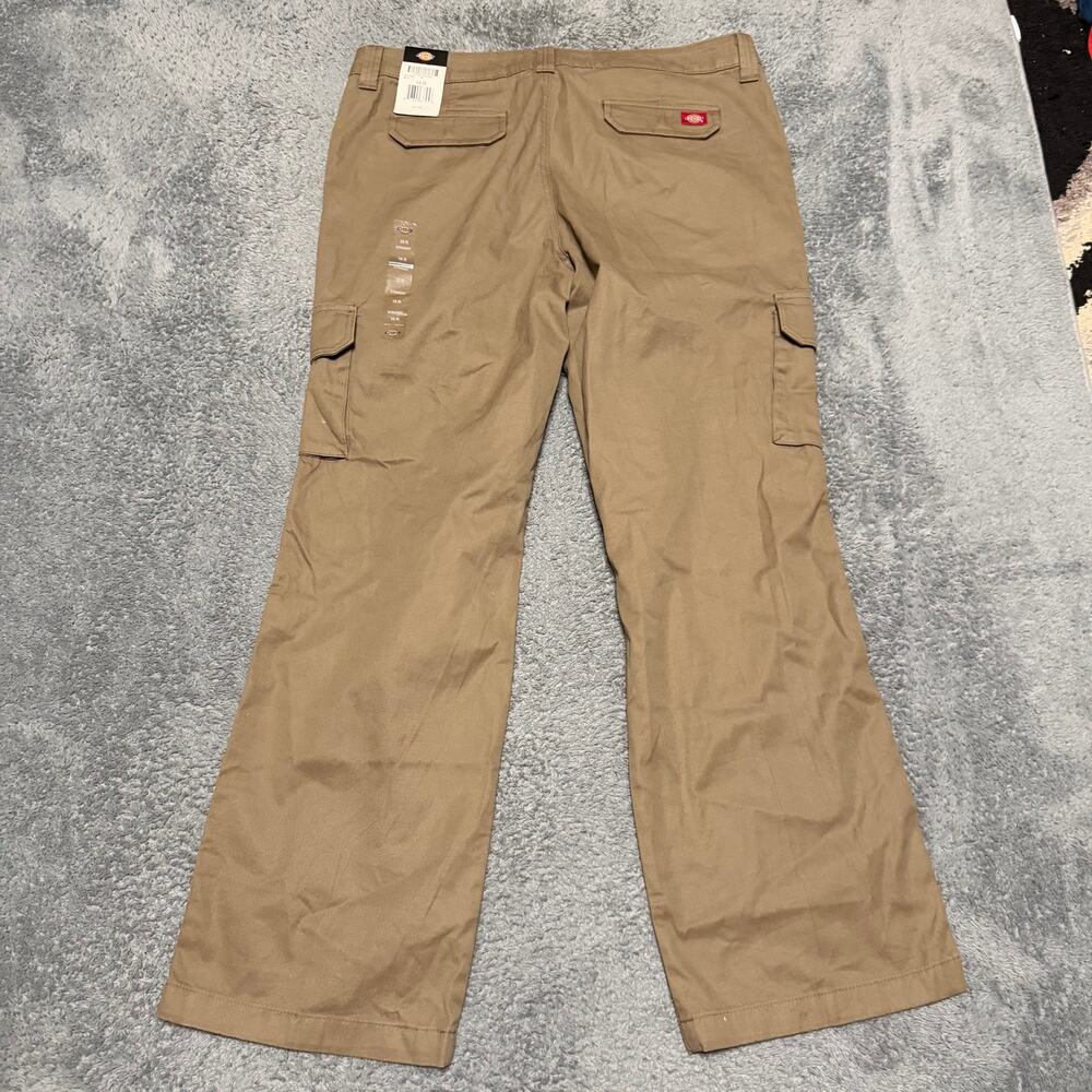 Dickies Pants Women 16 (37x31) Cargo Relaxed Light Brown Workwear Gorp